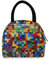 OWFKAY Lunch Bag Tote Bag Lunch Bag for Women Lunch Box Insulated Lunch Container-Colorful Lego Block