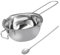 CHICAMPERA Pot à en Acier Inoxydable pour Chocolat et Beurre Récipient à Sauce avec Poignée Cuisine pour DIY et Accessoire Cuisine Pratique