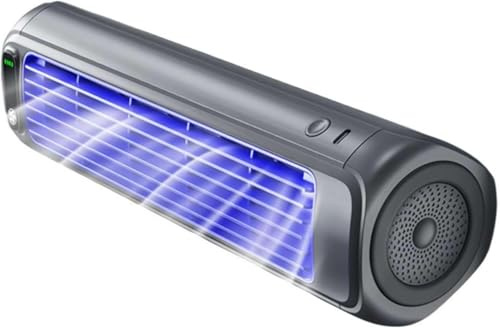 Cooling Ace, Cooling Ace Wall Mounted Air Conditioner Cooler Fan for Room, Portable AC Cooling Fan with 3 Speeds & LED Touch Screen for Room Patio Indoors (Gray)