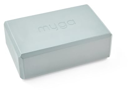 Myga Yoga Block | Rutschfest & Leicht | Support bei Yoga und Pilates Übungen | Ideal für Anfänger & Fortgeschrittene | 23 cm x 14,5 cm x 7,7 cm