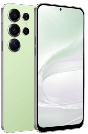 MTGud 4G Smartphone Desbloqueado, Android 12.0 Teléfonos móviles con Pantalla HD + 6.6'', 4GB + 32GB ROM / 256GB SD, 4G Dual SIM Dual Cámara, ID Cara + WiFi+GPS+OTG (S25Ultra-Green)