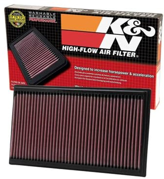 K&N High-Flow Original Lifetime Engine Air Filter: Washable, 33-2273