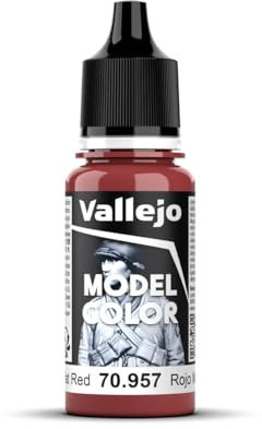 Vallejo, Model Color, Acrylfarbe, 17 ml Flach Rot