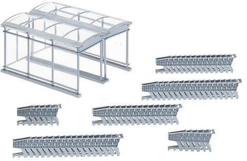 Faller 180606 Supermarket Trolley Park Kit V