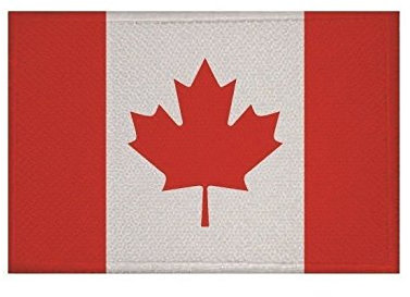 U24 Aufnäher Kanada Fahne Flagge Aufbügler Patch 9 x 6 cm