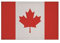 U24 Aufnäher Kanada Fahne Flagge Aufbügler Patch 9 x 6 cm