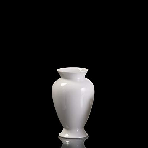 Goebel Kaiser Porzellan Barock Vase aus Porzellan, in der Farbe Weiß, Maße: 18 x 11,5cm, 14-000-20-2