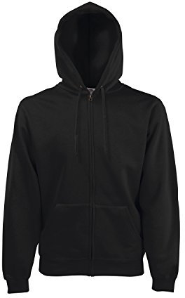 Fruit of the Loom Herren Hooded Sweatshirt, Schwarz, L