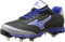 Mizuno Herren Vapor Elite 7 Low Baseball Cleat, Schwarz/Königsblau, 51 EU
