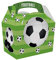 Finishes Touches Party Store Football Boxes X 10 – Perfect For Children's Parties, Cake, Food Gifts by ColPac