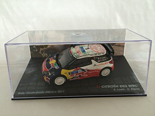 Générique 1:43 Rally Car : Citroen DS3 WRC LOEB / Elena Rally Guanajuato Mexico 2011 IXO 1/43