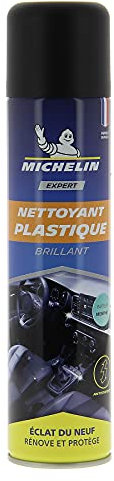 MICHELIN Expert 009478 Nettoyant Brillant Plastiques Voiture, Renove et Protège, Menthe, 400 ML