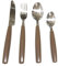 Gusto Casa Set Posate in Acciaio Inox - Tortora - 16 Pezzi