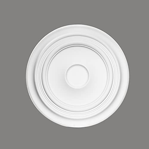 MARDOM DECOR Decken Rosette I B3038 I Moderne Stuckrosette Deckenrosette Wandrosette Zierelemente I Ø 61,5cm x 4cm