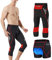 MEETWEE Pantaloni Ciclismo 3/4 Uomo, Bicicletta Pinocchietti 3D Imbottiti Traspirante Pantaloncini da Biciclette, Compression Mutande MTB Pantaloni da Bike Bicicletta Bici