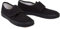 shelikes Girls Boys School PE Pumps Gym Black Trainers Touch Fastening Dance Plimsolls[BLK 7 UK]