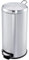 EVRE Stainless Steel Round Pedal Bin with Removable Inner Bucket and Lid for Bathrooms, Kitchens, Bed Rooms, Classrooms and Small Spaces Odour Sealing Garbage Trash Can and Waste (30L)