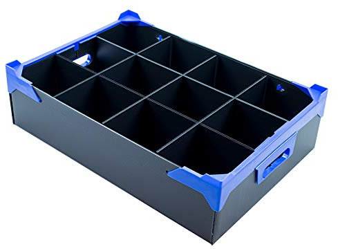 Caterbox Small Martini Glass - Glassware Storage Box | 12 Cells | Max Glass Size: H160 x W111mm