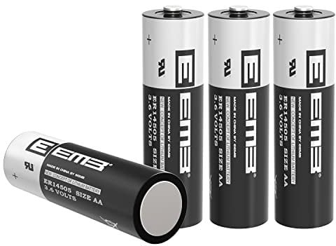 EEMB 4X ER14505 AA 3.6V Batteria al litio Li-SOCL non ricaricabile SB-AA11 LS14500 TL-5903 SL-360 S7-400 ER14500 perdell'attrezzatura dell'impianto dello SpA del contatore di elettricità