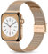 Ouwegaga Kompatibel mit Apple Watch Armband 38mm 40mm 41mm 42mm 44mm 45mm, Ersatz Edelstahl Metall Armband Kompatibel mit iWatch Series 9 8 7 6 5 4 3 2 1 SE Ultra 2,38mm/40mm/41mm Königliches Gold