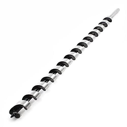 Air Compressor part 24mm Threaded Tip Hex Shaft Wood Auger Drill Bit 60cm Length