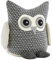 GEEZY Novelty Knitted Fabric Owl Door Stop Heavy Animal Doorstop, Homely Decorative Weighted Door Stopper, Animal Cuddly Interior Doorstop, Home Office Decor