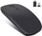 Wireless Bluetooth Mouse for MacBook Pro/Air/Mac/iPad/Laptop/Desktop/Mac/PC/Computer/Phone-Portable Slim Silent Office Mice with USB-C Adapter 2.4 GHz USB Mice (Black)
