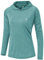 donhobo Women's Long Sleeve Sports Running Hoodie Tops Shirts with Thumb Hole,UPF 50+ Sun Protect Breathable Quick-Dry Fitness T-Shirt Tops for Workout Gym Training Yoga Pilates LightGreen S