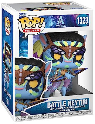 Funko Pop! Movies: Avatar - Neytiri - (Battle) - Avatar: The Way of Water - Vinyl-Sammelfigur - Geschenkidee - Offizielle Handelswaren - Spielzeug Für Kinder und Erwachsene - Movies Fans