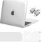 MOSISO Compatible with MacBook Air 13 inch Case M4 M3 M2 2025 2024 2023 2022 A3240 A3113 A2681, Hard Shell for MacBook Air 13.6 inch Case &Keyboard Cover&Screen Film&Type C Adapter, Crystal Clear