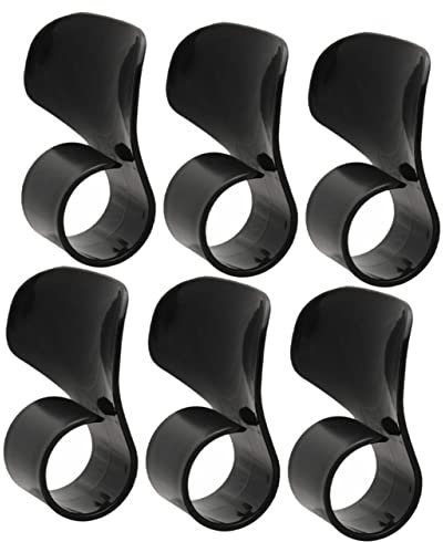 Homoyoyo 3 Pairs Throttle Clip Black Handles Controller Grips Hand Rest Motorcycle Cruise Grip Handlebar Motorcycle Wrist Throttle Assist Motorcycle Throttle Lock Motorcycle Black Abs