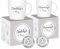 New Parents Set of 2 Mummy and Daddy Mugs - Gifts for Mum Daddy Gifts - Gifts for New Mums - New Dad Mug - Mummy Mug Mummy Gifts - Christmas - Includes Decision coin for Parents (Mummy & Daddy)