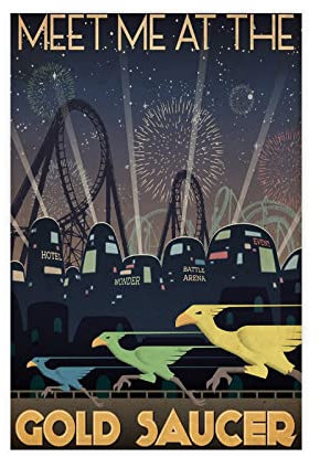 FISH DRAGATE Final Fantasy Game Poster 7 Leinwand Poster Schlafzimmer Dekor Sport Landschaft Büro Zimmer Dekor Geschenk ohne Rahmen Stil 30 x 45 cm