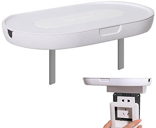 Outlet Shelf Wall Holder Standard Vertical Decorative Power Perch Outlet Space Saving for Speakers Power Tools Cell Phone