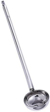 Louche à soupe en acier inoxydable 90 ml finition argentée par