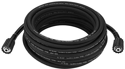 Ausla 10M Pressure Washer Hose, High Pressure Lace and Se High Pressure Washer Replacement Extension Hose, High Pressure Lace and Se for M22 Cleaning Gun 5800Psi Cold Water, 33Ft Length