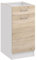 roe furniture Unterschrank 40 cm - Küchenschrank mit Schublade - Küchenmöbel - Küchenunterschrank - Schrank Küche - Spülenunterschrank - Unterschrank Küche - Küchenschränke Einzeln Licht Sonoma
