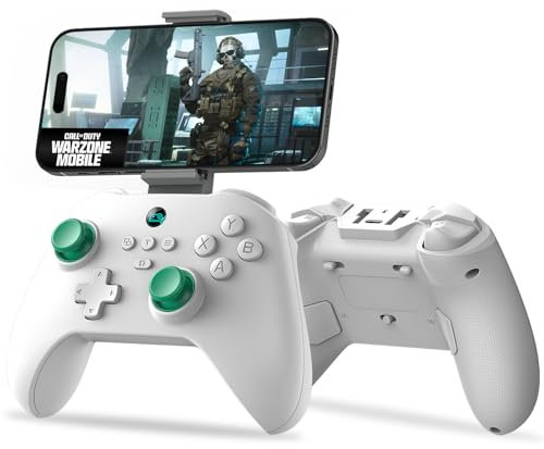 arVin Controller mobile wireless, gamepad Bluetooth con stand/joystick Hall/trigger a doppio taglio per Android/iOS/iPhone/Samsung, supporto Stearming/Cloud Game/COD