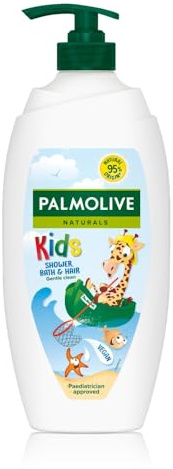Palmolive Naturals Kids Shower and Bubble Bath Foam Pump