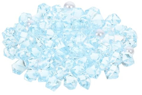 Sosoport Gravier d'Aquarium Bleu en de Quartz Pierres Décoratives en Résine Transparente Galets de Multicolores de Pierre pour Décoration de Fond et Aménagement Paysager d'Aquarium