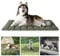 WESTERN HOME WH Hundedecke für Unterwegs Hundedecke Wasserdicht Tragbar Hundematte Outdoor Komfort und Weiches Reisedecke Hund Wasserdicht Camping Hundebett, 110x68 cm (Olive Drab)