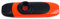 HWGING Kazoo Musikinstrument aus Kunstharz, umweltfreundlich, ABS, mit Flötenmembran für Anfänger, Orange