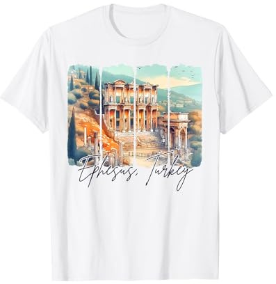Éphèse Turquie Voyage coup de pinceau Voyage Souvenir d'Éphèse T-Shirt