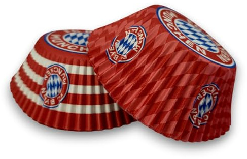 FC Bayern München Muffinförmchen 24 Stück | Muffin Förmchen FCB