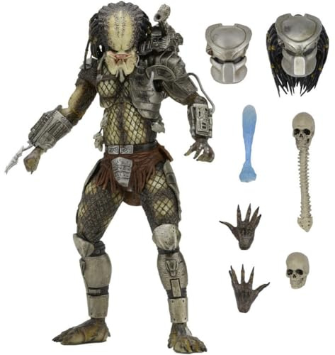 Zhongkaihua Yautja-Ultimate Jungle Hunter 1/7 Scale Action Figure with Articulated Joints and Interchangeable Accessories, Collectible Statue and Model for Gaming and Anime Fans