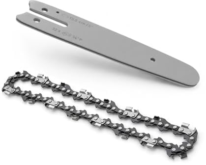 STAHLWERK Ersatzschwert & Ersatz-Sägekette Set für Mini-Akku-Kettensägen 6“