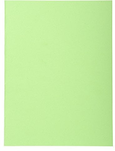 Exacompta 410013E Packung (mit 100 Aktendeckeln Forever, aus Recycling Karton 250 g, DIN A4, 21 x 29,7 cm) lindgrün