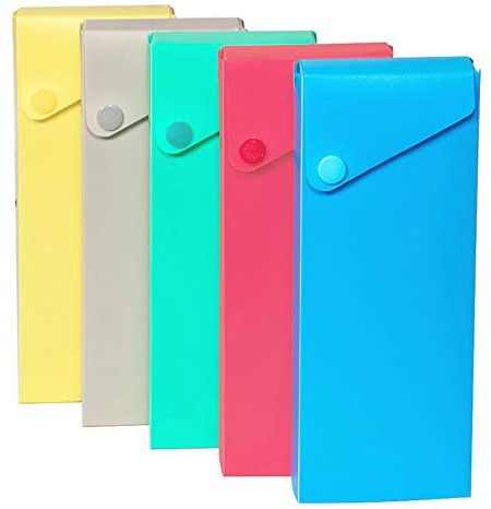 C-Line Slider Pencil Case, Poly, 1 Pencil Case, Color May Vary (05600)