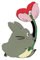 My Neighbor Totoro magnet Big Totoro flower T-102