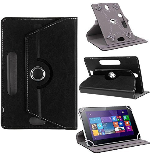 NAUCI Universal Tablet Schutz Tasche Hülle Acer Iconia One 10 B3-A20 Case Cover, Farben:Schwarz